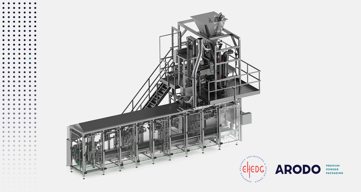 Milk powder packaging machine example